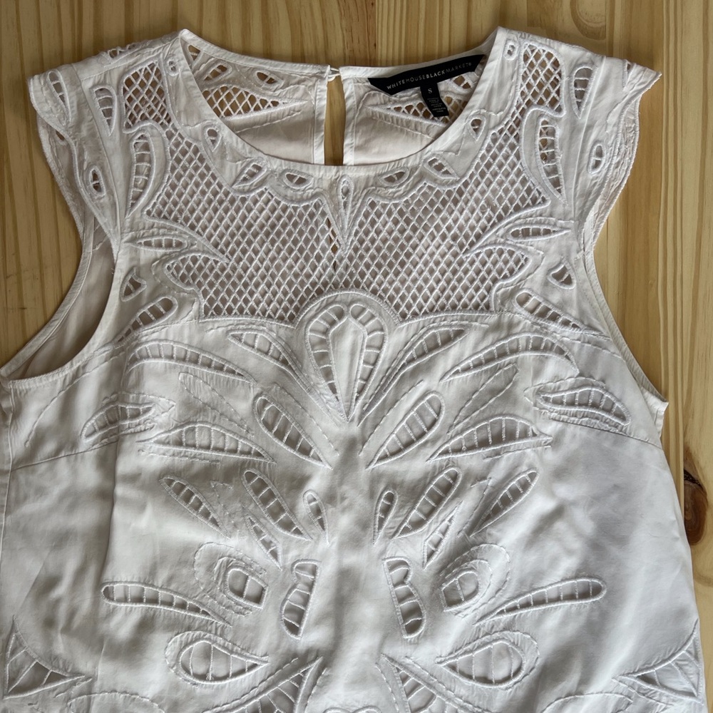 White House black market cotton top